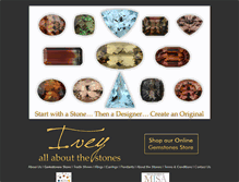 Tablet Screenshot of iveygemstones.com
